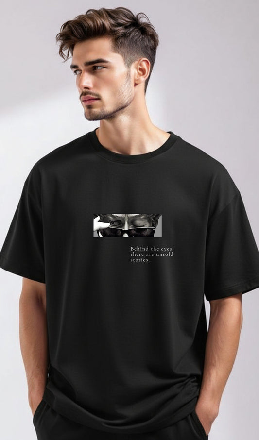 Monochrome Gaze Streetwear T-shirt